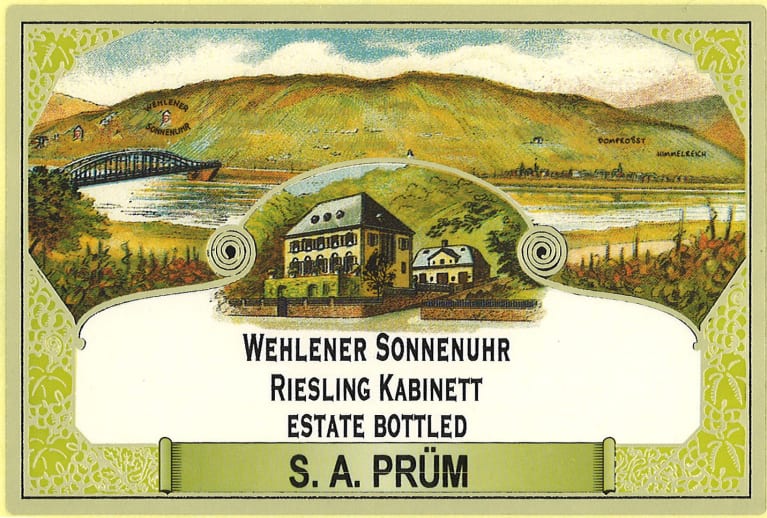 S. A. Prüm Riesling Wehlener Sonnenuhr Kabinett